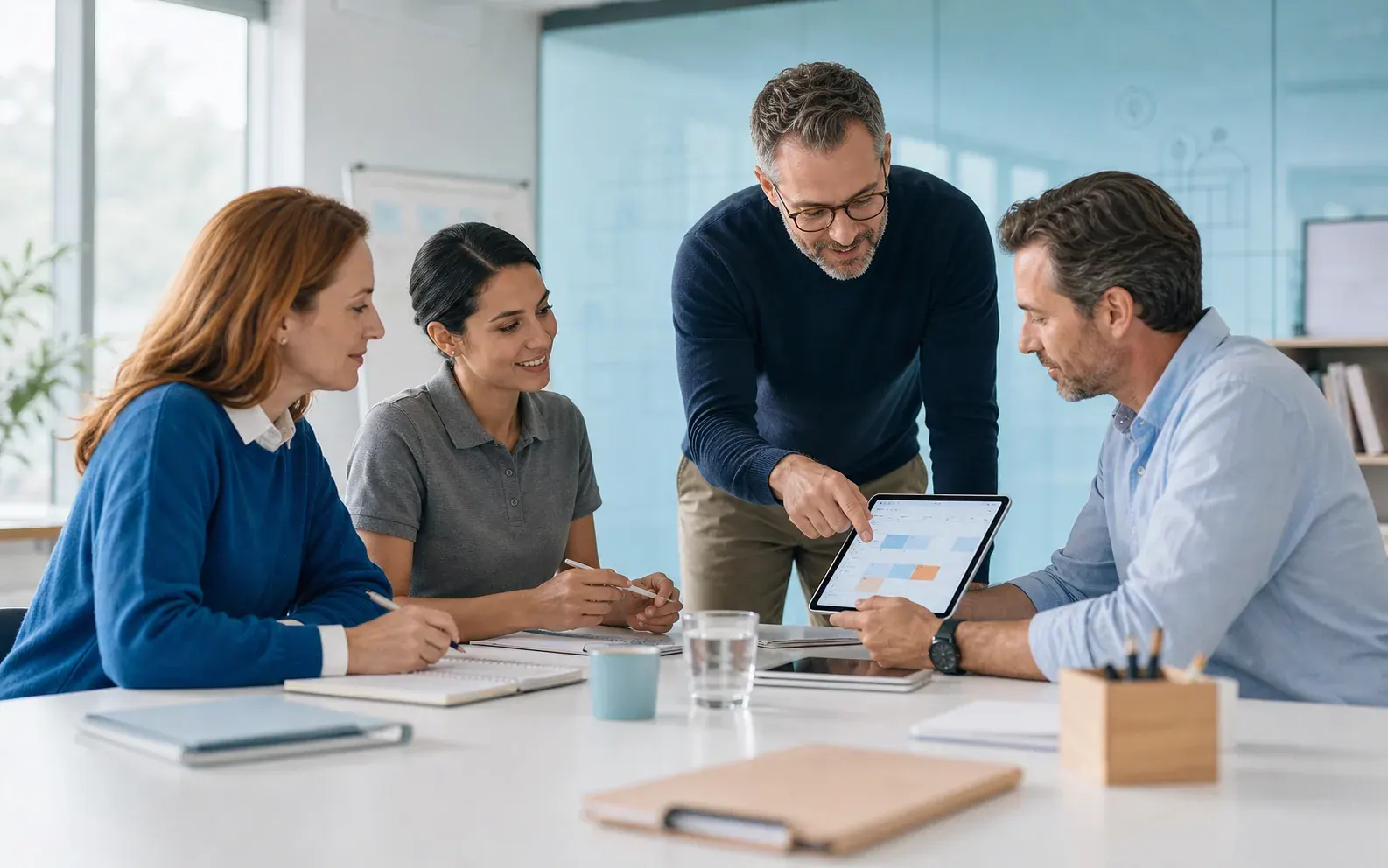 An organization's team in planning member courses and events