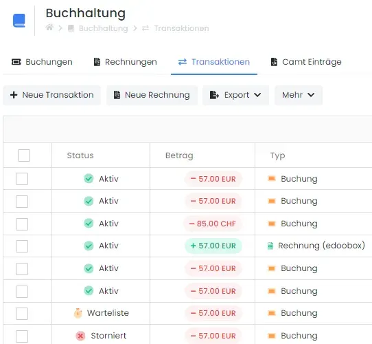 Payment processing in the online booking system