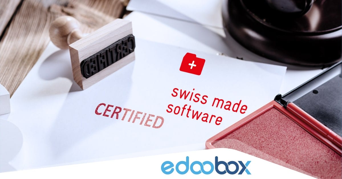 Swiss Made Software Certification for edoobox